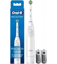 Braun DB5 Oral-B Pro Battery Toothbrush Precision Clean Replaceable Brush - White